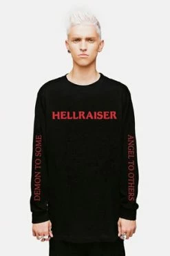 Long Clothing Hell Raiser Long Sleeve - Unisex 12 Long Clothing Hell Raiser Long Sleeve - Unisex -Cheap GOTHIC DRESSES Store hell raiser long sleeve unisex long clothing 300x
