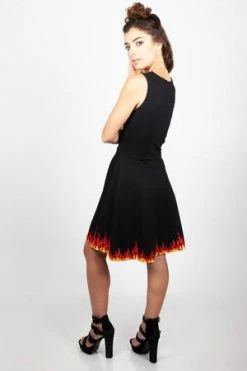 Jawbreaker HELLO NO Skater DRESS -Cheap GOTHIC DRESSES Store hello no skater dress jawbreaker 6 300x