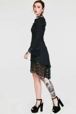 Jawbreaker High Low Lace Dress -Cheap GOTHIC DRESSES Store high low lace dress jawbreaker 3 300x