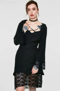 Jawbreaker High Low Lace Dress -Cheap GOTHIC DRESSES Store high low lace dress jawbreaker 4 300x