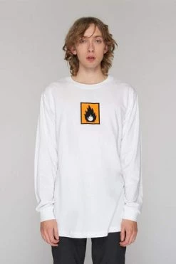 Long Clothing Highly Flammable Long Sleeve T-Shirt - Unisex -Cheap GOTHIC DRESSES Store highly flammable long sleeve t shirt unisex long clothing 4 300x