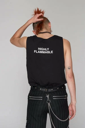 Long Clothing Highly Flammable Vest - Unisex 4 Long Clothing Highly Flammable Vest - Unisex - Image 4
