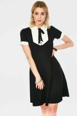 Jawbreaker In A Mood Tie Neck Dress