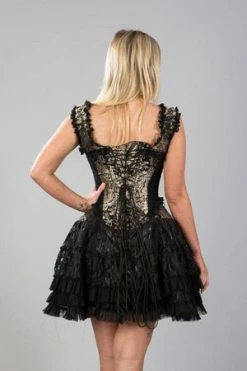 Burleska Jasmin Corset Dress In King Brocade -Cheap GOTHIC DRESSES Store jasmin corset dress in king brocade burleska 6 300x