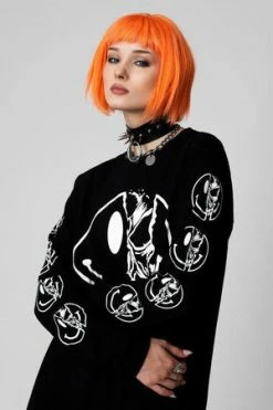 Long Clothing Killer Smiley - Long Sleeve - Unisex -Cheap GOTHIC DRESSES Store killer smiley long sleeve unisex long clothing 3 300x