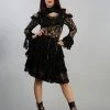 Burleska Kyra Dress In Black Lace