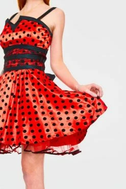 Jawbreaker Ladybird Polkadot Flare Dress 9 Jawbreaker Ladybird Polkadot Flare Dress -Cheap GOTHIC DRESSES Store ladybird polkadot flare dress jawbreaker 5 300x