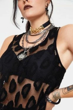 Jawbreaker Leo Mesh Sleeveless Top -Cheap GOTHIC DRESSES Store leo mesh sleeveless top jawbreaker 4 300x