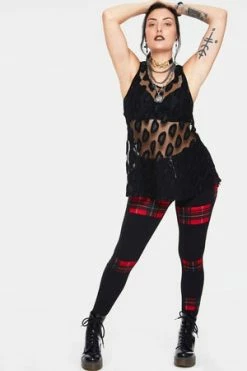 Jawbreaker Leo Mesh Sleeveless Top -Cheap GOTHIC DRESSES Store leo mesh sleeveless top jawbreaker 5 300x