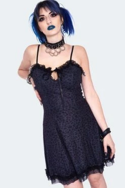 Jawbreaker Leopard Mesh Baby Doll Dress -Cheap GOTHIC DRESSES Store leopard mesh baby doll dress dra 9575 02.1434 300x