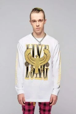 Long Clothing Live Long Eagle Unisex Long Sleeve T-Shirt -Cheap GOTHIC DRESSES Store live long eagle unisex long sleeve t shirt long clothing 7 300x