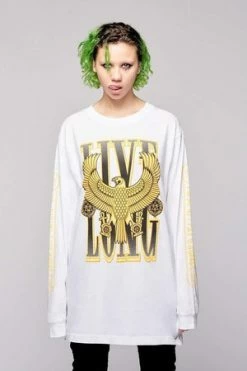 Long Clothing Live Long Eagle Unisex Long Sleeve T-Shirt -Cheap GOTHIC DRESSES Store live long eagle unisex long sleeve t shirt long clothing 9 300x