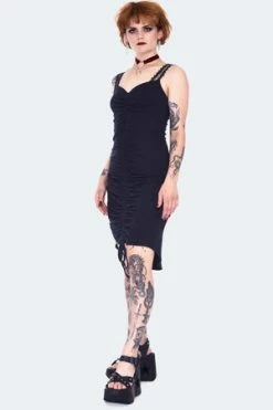 Jawbreaker Long At Back Rouched Dress With Lace 7 Jawbreaker Long At Back Rouched Dress With Lace -Cheap GOTHIC DRESSES Store long at back rouched dress with lace dra 9560 03.1441 300x