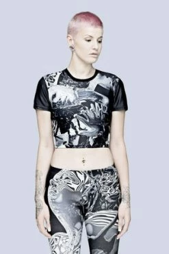 Long Clothing Long X Pussykrew Crop Top -Cheap GOTHIC DRESSES Store long x pussykrew crop top long clothing 3 300x