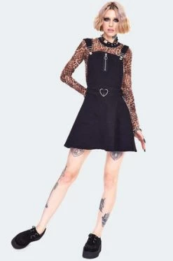 Jawbreaker Love Me Right Dungaree Style Dress -Cheap GOTHIC DRESSES Store love me right dungaree style dress dra 9021 01.1714 300x