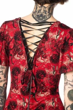 Banned Mad Dame Dress -Cheap GOTHIC DRESSES Store mad dame dress banned 3 300x