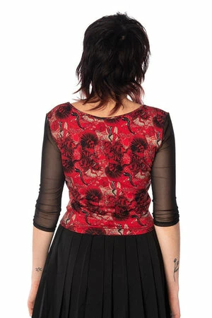 Banned Mad Dame Mesh Top 2 Banned Mad Dame Mesh Top - Image 2