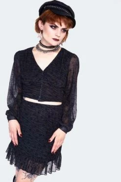 Jawbreaker Mesh Green Zebra With Stars Long Sleeve -Cheap GOTHIC DRESSES Store mesh green zebra with stars longsleeve tpa 2608 02.1438 300x