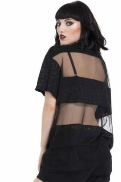 Jawbreaker Mini Skulls Oversized Top -Cheap GOTHIC DRESSES Store mini skulls oversized top jawbreaker 5 300x