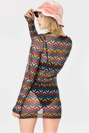 Jawbreaker MiX TApE Mesh Dress 2 Jawbreaker MiX TApE Mesh Dress - Image 2