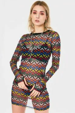 Jawbreaker MiX TApE Mesh Dress