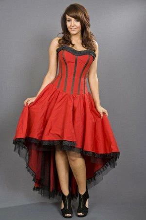 Burleska Monroe Corset Dress In Taffeta 1 Burleska Monroe Corset Dress In Taffeta