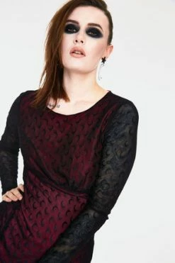 Jawbreaker Moonstruck Mesh Midi Dress -Cheap GOTHIC DRESSES Store moonstruck mesh midi dress dra 9451 04.967 300x
