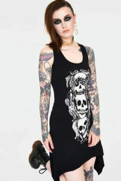 Jawbreaker No Evil Witchy Dress With Back Ties