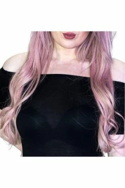 Dr Faust Off Shoulder Bodycon Nu Goth Black Mini Dress - Lottie -Cheap GOTHIC DRESSES Store off shoulder bodycon nu goth black mini dress lottie dr faust 3 300x