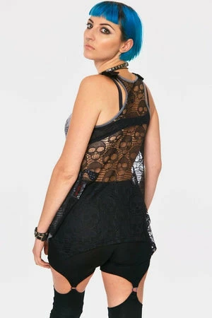 Jawbreaker Ouiji Goth Vest Top 7 Jawbreaker Ouiji Goth Vest Top - Image 7