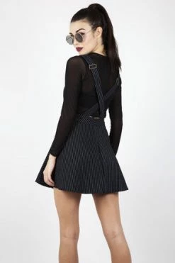 Jawbreaker Over It All Pinstripe Overall Dress -Cheap GOTHIC DRESSES Store over it all pinstripe overall dress jawbreaker 5 300x
