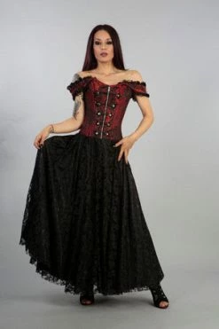 Burleska Paula Victorian Corset Dress In King Brocade 11 Burleska Paula Victorian Corset Dress In King Brocade -Cheap GOTHIC DRESSES Store paula victorian corset dress in king brocade burleska 5 300x