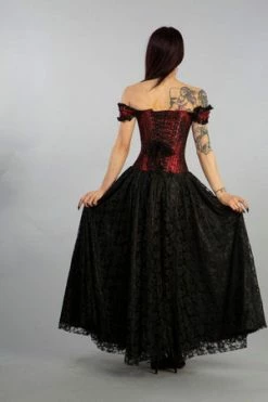 Burleska Paula Victorian Corset Dress In King Brocade 12 Burleska Paula Victorian Corset Dress In King Brocade -Cheap GOTHIC DRESSES Store paula victorian corset dress in king brocade burleska 6 300x