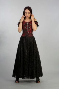 Burleska Paula Victorian Corset Dress In King Brocade 13 Burleska Paula Victorian Corset Dress In King Brocade -Cheap GOTHIC DRESSES Store paula victorian corset dress in king brocade burleska 7 300x