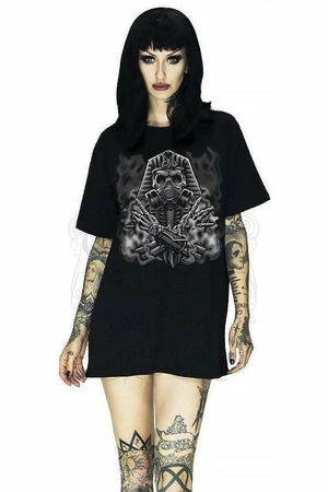 Dr Faust Pharaoh Mummy Black T-Shirt - Ariella 1 Dr Faust Pharaoh Mummy Black T-Shirt - Ariella