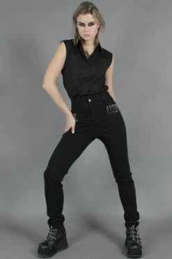 Jawbreaker Pins And Needles Sleeveless Shirt -Cheap GOTHIC DRESSES Store pins and needles sleeveless shirt jawbreaker 6 300x