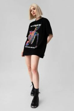 Long Clothing Pure Energy - Black T-Shirt - Unisex -Cheap GOTHIC DRESSES Store pure energy black t shirt unisex long clothing 3 300x