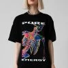 Long Clothing Pure Energy - Black T-Shirt - Unisex