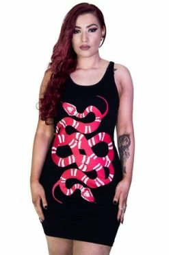 Dr Faust Red Crawling Snake Leviathan Black Mini Dress - Rosalyn 6 Dr Faust Red Crawling Snake Leviathan Black Mini Dress - Rosalyn -Cheap GOTHIC DRESSES Store red crawling snake leviathan black mini dress rosalyn dr faust 3 300x