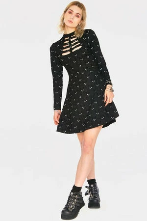 Jawbreaker Salem Grumpy Cat Cut Out Dress 3 Jawbreaker Salem Grumpy Cat Cut Out Dress - Image 3