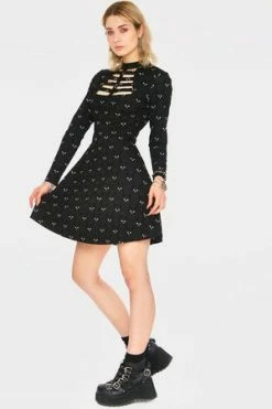 Jawbreaker Salem Grumpy Cat Cut Out Dress 8 Jawbreaker Salem Grumpy Cat Cut Out Dress -Cheap GOTHIC DRESSES Store salem grumpy cat cut out dress jawbreaker 4 300x