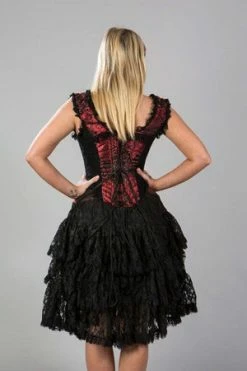 Burleska Sophia Knee Length Burlesque Corset Dress In King Brocade 7 Burleska Sophia Knee Length Burlesque Corset Dress In King Brocade -Cheap GOTHIC DRESSES Store sophia knee length burlesque corset dress in king brocade burleska 4 300x