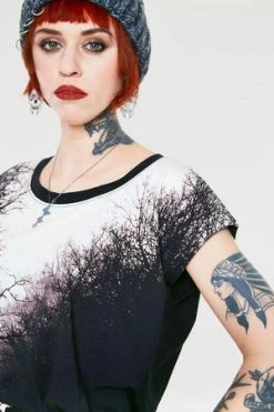 Jawbreaker Spooky Woods Baggy Top 13 Jawbreaker Spooky Woods Baggy Top -Cheap GOTHIC DRESSES Store spooky woods baggy top jawbreaker 7 300x