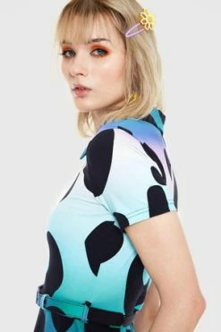 Jawbreaker Technicoloured Leopard Skater Dress -Cheap GOTHIC DRESSES Store technicoloured leopard skater dress jawbreaker 4 300x