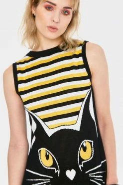 Jawbreaker Telepathic Cat Dress -Cheap GOTHIC DRESSES Store telepathic cat dress jawbreaker 6 300x
