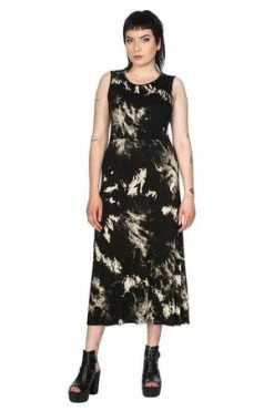 Banned Throw On Tie Dye Dress -Cheap GOTHIC DRESSES Store throw on tie dye dress banned 3 300x