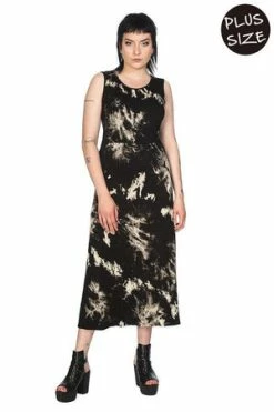Banned Throw On Tie Dye Dress -Cheap GOTHIC DRESSES Store throw on tie dye dress banned 5 300x
