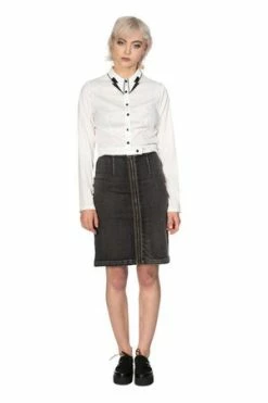 Banned Thunderbolt Blouse -Cheap GOTHIC DRESSES Store thunderbolt blouse banned 3 300x