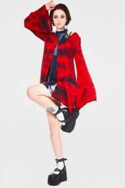 Jawbreaker Tie-Dye Kimono -Cheap GOTHIC DRESSES Store tie dye kimono jawbreaker 3 300x