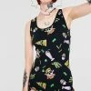 Jawbreaker Twisted Fast Food Cut Out Dress